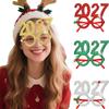 Christmas Themed Christmas Decoration Eyeglass Frame Party Photo Prop  New Year Celebration