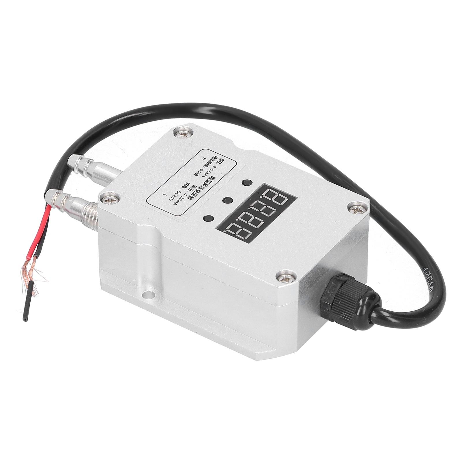 

Датчик перепада давления 0Цифровой дисплей с датчиком ветра 0,5 кПа, серебристый 420мА DC24В