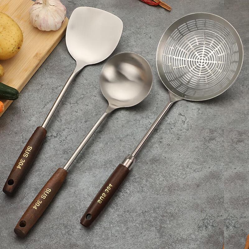 Ningzhao 304 Stainless Steel 3-Piece Cooking Utensil Set
