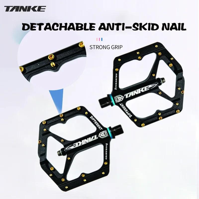 TANKE MTB Bisiklet Pedalları – Alüminyum Alaşım, Dağ Bisikleti İçin Süper Hafif Kaymaz Platform Pedal, Bisiklet Aksesuarları