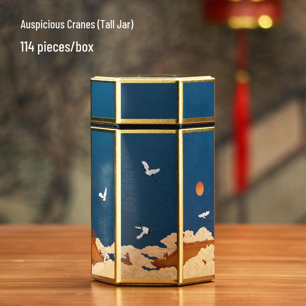 Elegant Mini Tin Tea/Souvenir Box - 10g/20g/50g