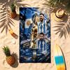 Argentinischer Fußballverband (1) Thema Strandtuch Sandabweisend Weich Und Bequem Geeignet Für Den Pool Camping Yoga Und Tauchen Ein Reise