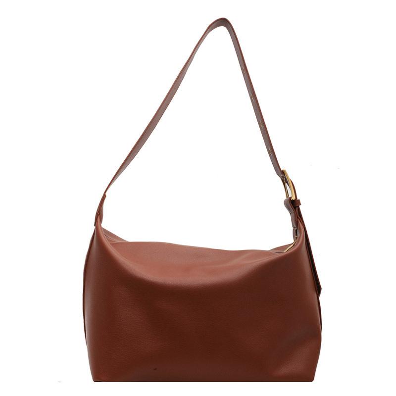 Large-capacity bag women's new simple niche commuting versatile casual messenger tote women's bag
