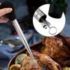 BBQ Meat Syringe Marinade Injector Turkey Chicken Syringe with Stainless Steel Needles Brush Sauce Injection Kitchen Tools
