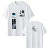 2026 Springsummer new Fashion Singer Ado Kyougen Graphic World Tour Hibana Merch T Shirts Summer Men  Pure Cotton Printed Top