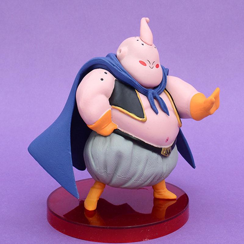 13cm Anime Dragon Ball Cute Fat Buou Pvc Model Car Ornament Desk Effigy Doll Toys Birthday Gift