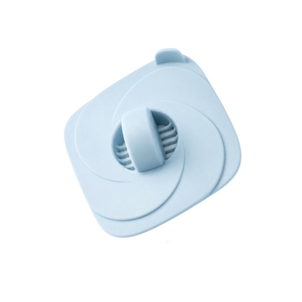 Square Shape Sink Hole Plug Anti Clogging Hair Filter Cover New Sink Stopper Bathroom Sink синий