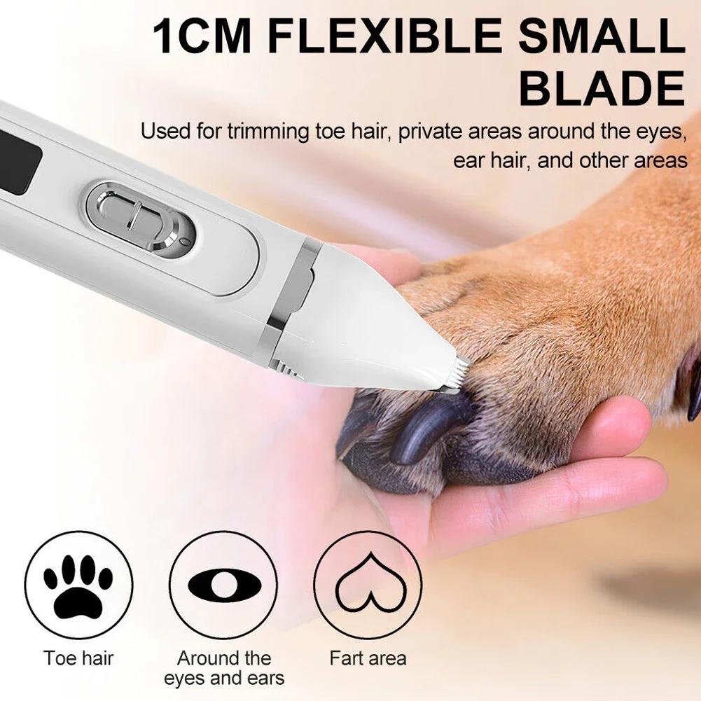 4-In-1 Pet Grooming Hair Shaver Low Noise Clippers Rechargeable Cordless Safe Dog Trimmer