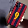 Football Number Funda Phone Cover Phone Case for Apple iPhone 17 Pro Max 17e 13 12 14 15 Pro 7 8 Air 11 XR XS MAX 16