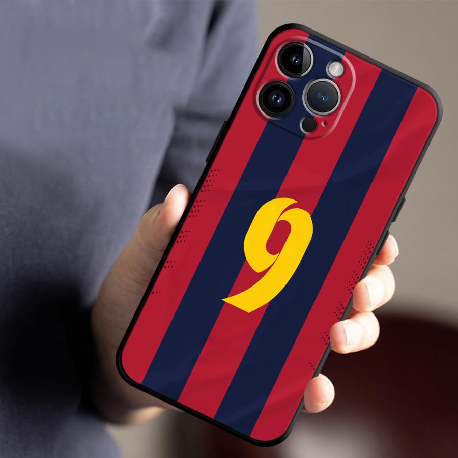 Football Number Funda Phone Cover Phone Case for Apple iPhone 17 Pro Max 17e 13 12 14 15 Pro 7 8 Air 11 XR XS MAX 16
