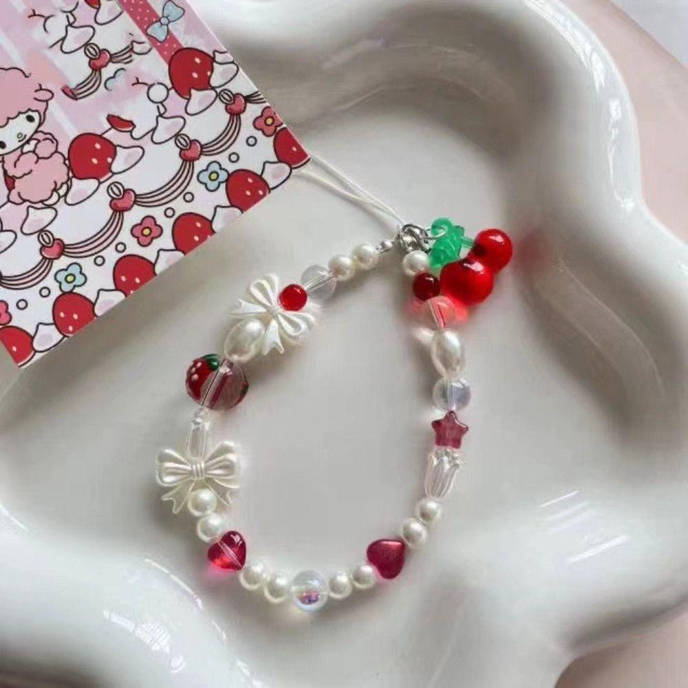 

Phone Charms Beads Phone Chain Hanging Rope Cellphone Strap Mobile Phone Lanyard Jewelry Gift