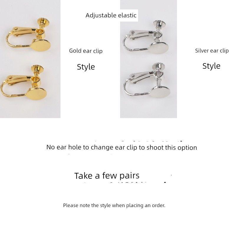 

СЕРЬГИ-ПОДВЕСКИ SUNFLOWER Ретро круглые с кисточками, популярные в интернете Non-pierced ear clip