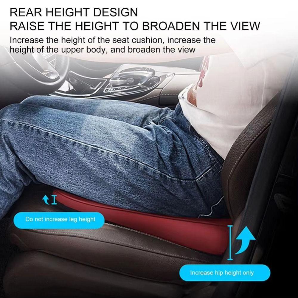 Portable Car Booster Seat Cushion Non-slip Thickening Butt Pads Increased Seat Pad  Office Chair