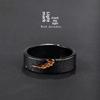 Ring Men's Tide Advanced Sense Index Finger Female Couple Ring Niche Design Titanium Steel Does Not Fade