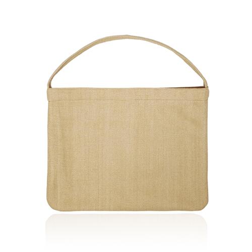 Suin Rattan Shoulder Bag - Light Beige