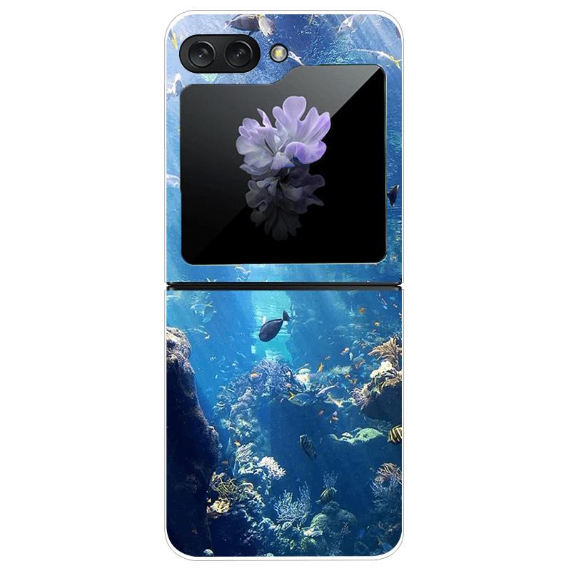 Clear Phone Case For Samsung Galaxy Z Flip7 Fashion Hard PC Silicone Cover For Galaxy Z Flip 7 5G ZFlip7 Transparent Protector