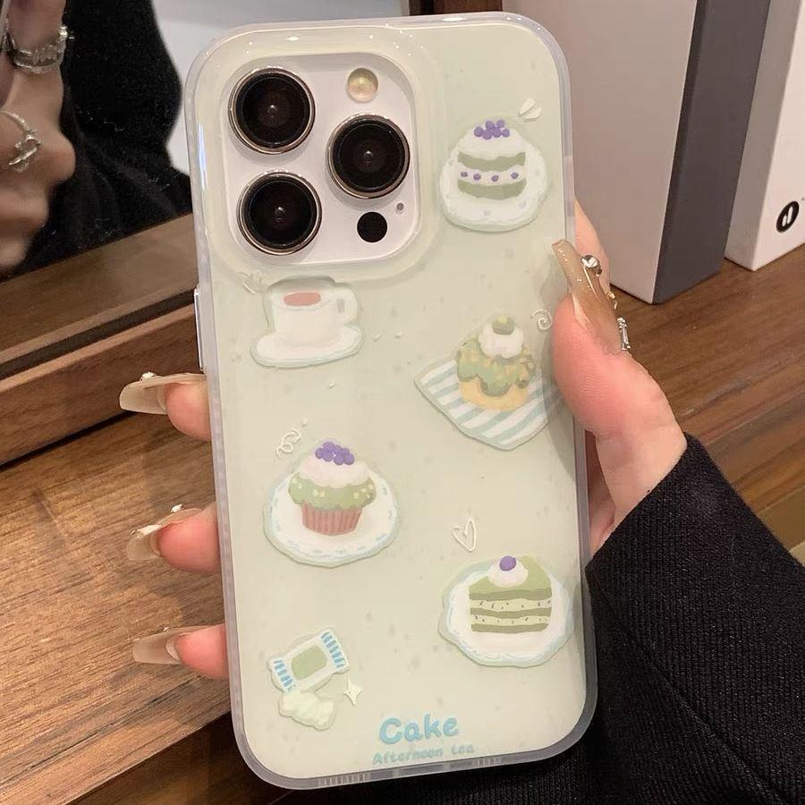 

Bear Cake Phone Case for Apple 17 Pro Max & 16 Pro - Soft, Protective Design for Apple 15 15 Pro Max