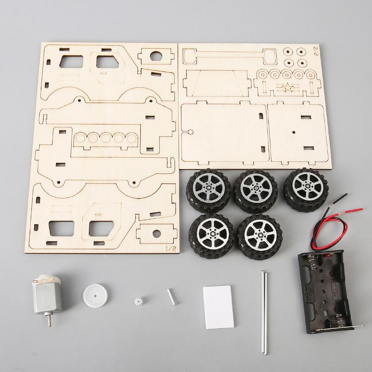 Cross Country Vehicle Kids Science Toy Technology Physics Gadget STEM Puzzle Kit Learning Educational Toys for Children