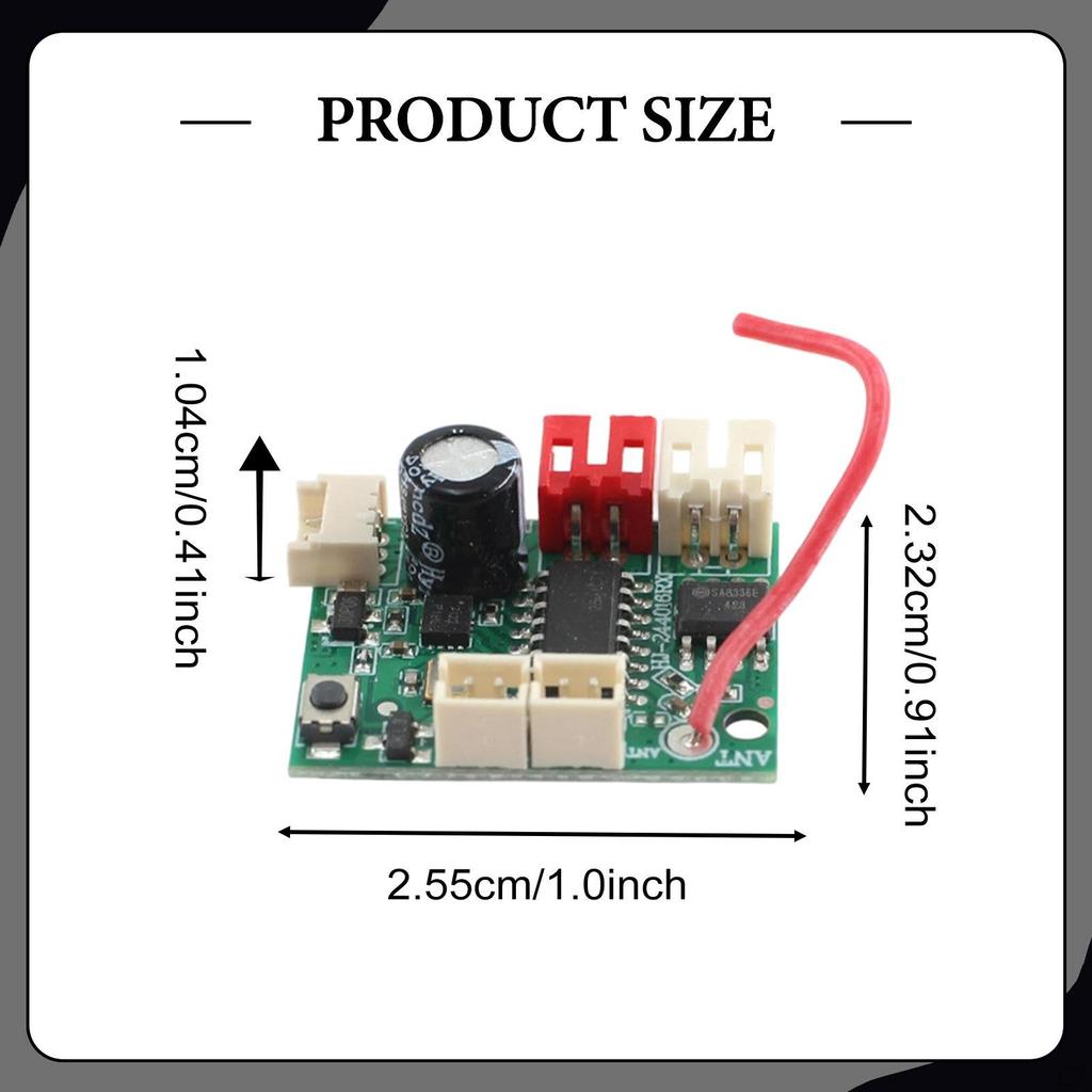RC Car Receiver Board Model Accessory Easy Installation for Enthusiasts Receiving