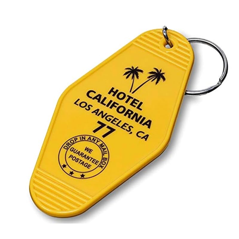 

[ALOHAMONI] USA DESIGN reprint vintage motel key chain key ring American miscellaneous goods Hotel antique cafe California west coast Hawaii (Hotel
