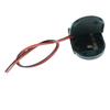 CR2032/LIR2032 Button Cell Battery Holder with Switch and Wire - Flip Cover Design