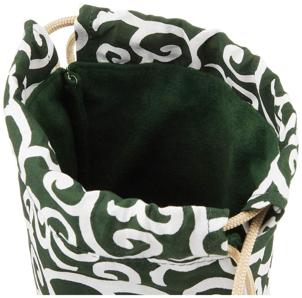 Kenko Drawstring Arabesque 811702 General-Purpose Pouch, Medium, Pattern,