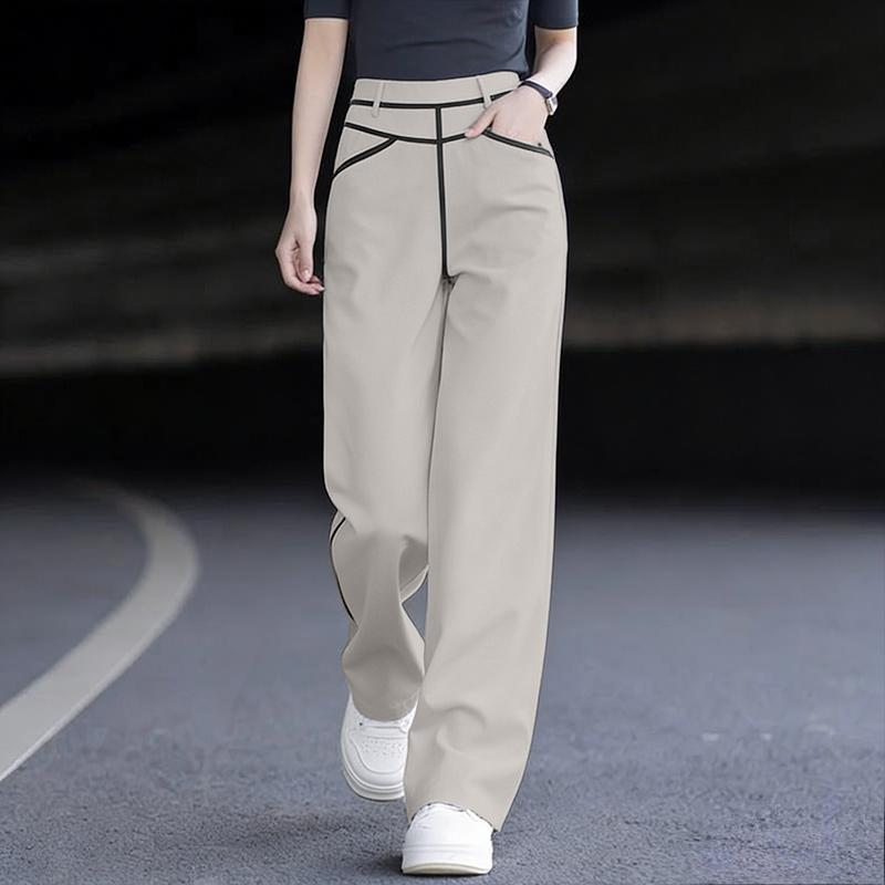 ZANZEA Women Casual Elastic Waist Loose Long Pants