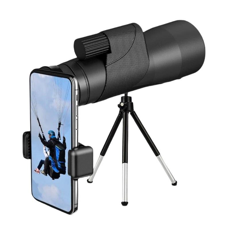 12X50 ED Monocular Telescope BAK4 Prism Phase Correction Coated Powerful For Hunting Hiking Traveling