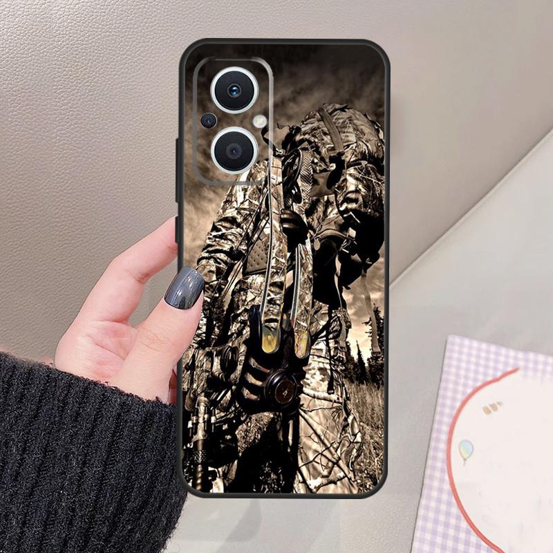 Hunting Animal and Fishing Man Funda For OPPO Reno 14 10 11 12 13 Pro 12F 11F 13F 14F 7 8 Lite OPPO Find X9 X8 X6 Pro Case