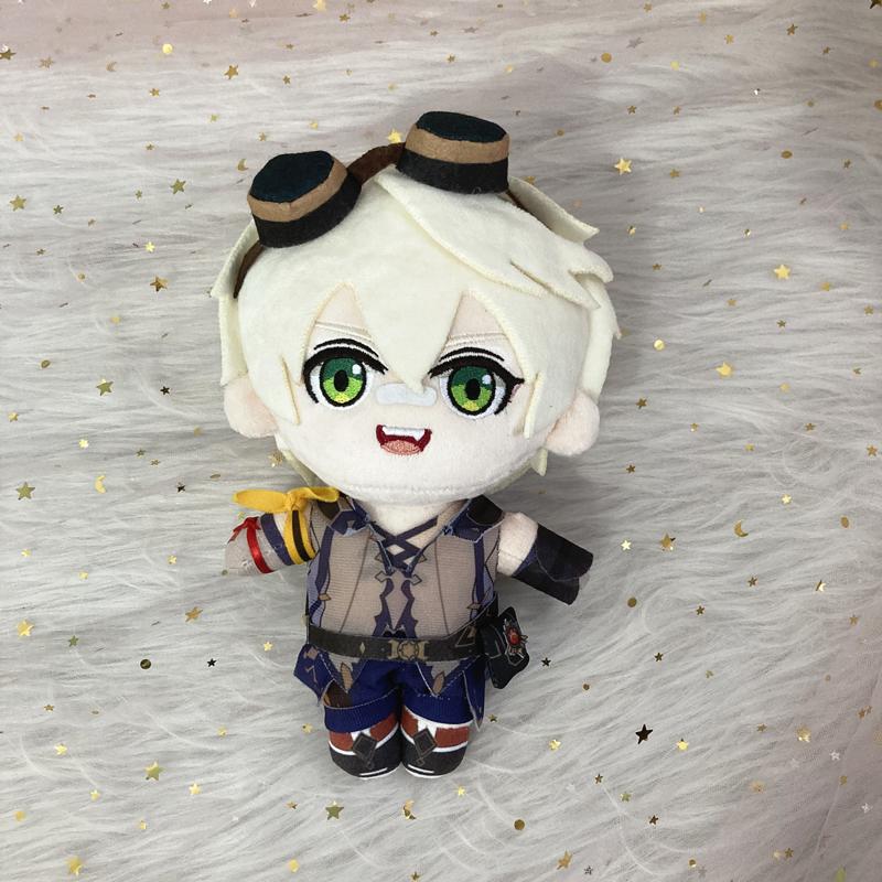 20cm Genshin Impact Bennett Plush Doll Pillows Cosplay Cartoon Props Accessories Adult Children Christmas Gifts