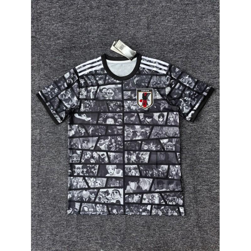 Kurzärmeliges Fußballtrikot inspiriert von der japanischen Nationalmannschaft Anime-Kollaboration Dragon Ball One Piece Naruto