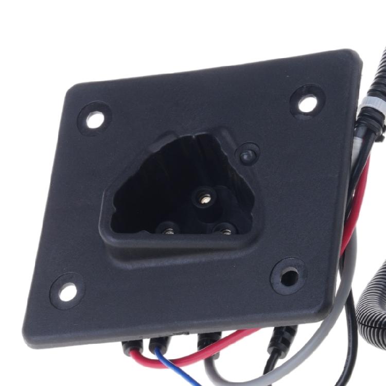 Replacement Part Charging Port Easy Installation Charger Receptacle with Charger For EZGO TXT / RXV Golf Cart