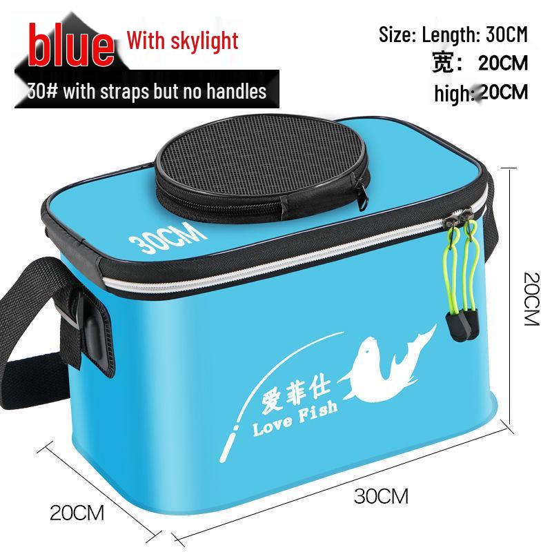 Găleată Pliabilă Multifuncțională din EVA pentru Păstrarea Peștelui - Geantă Grosă pentru Pește cu Livrare Gratuită