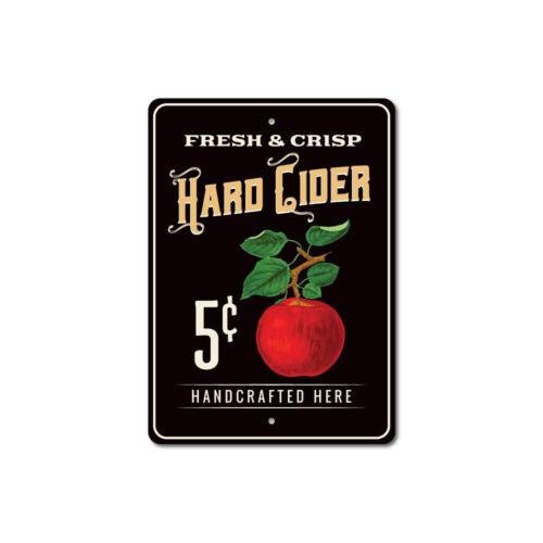 Hard Cider Sign Cider Decor Cider Tin Sign 20x30cm（7.8x11.8inch）