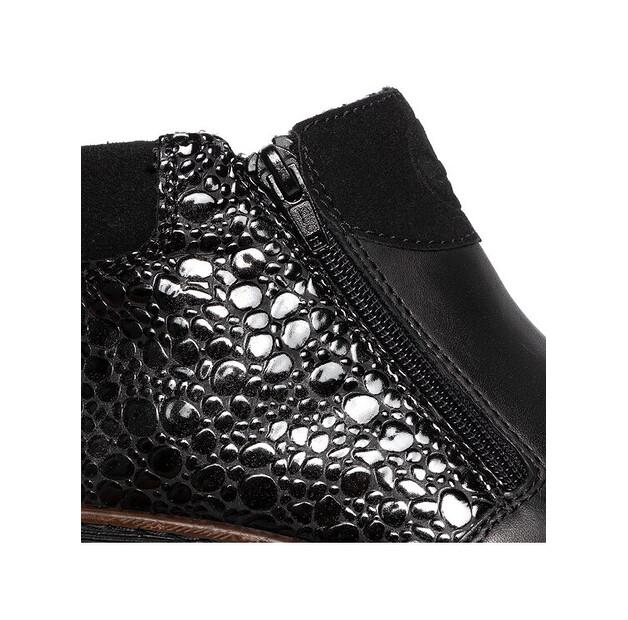 Ботильоны Rieker 53782-00, черные