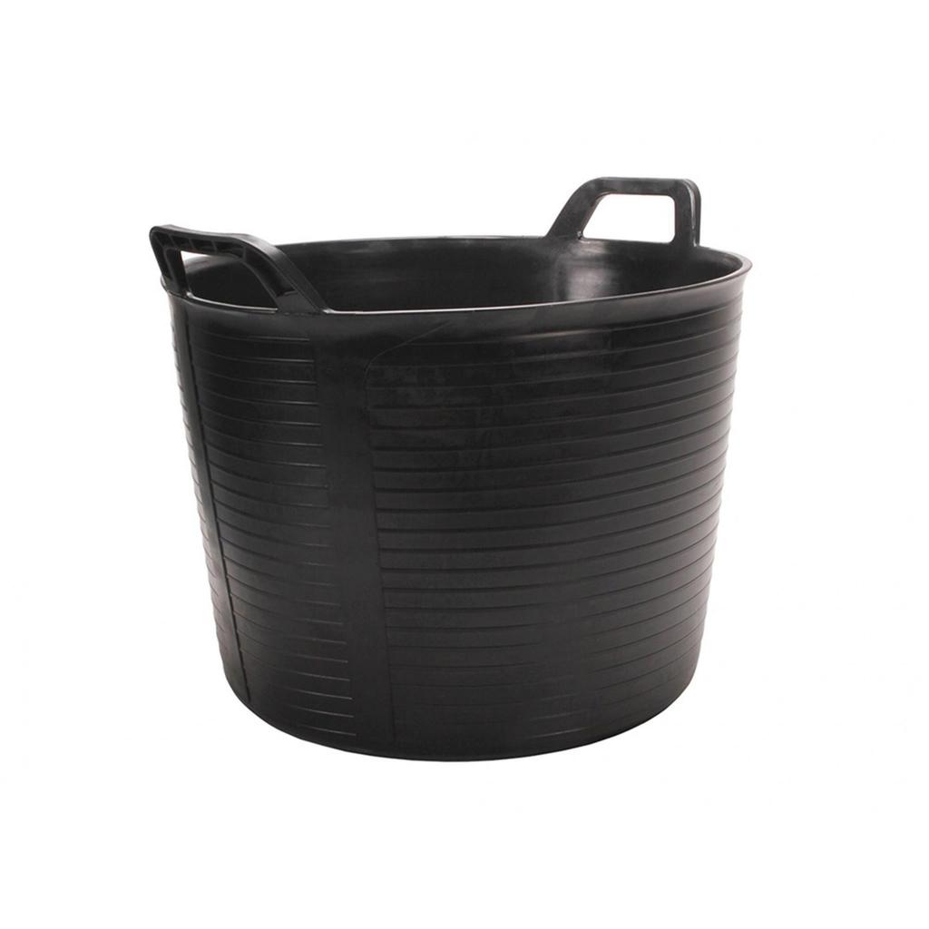 Rubi Tiling Tools N. 3 Flextub Plastic Tub Black 40 Litre