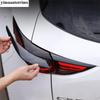 Front Head Light Eyebrow Strip / Rear Lamp Eyelid Decoration Cover Trim Carbon Fiber Accessories For Mazda CX-5 CX5 2017 -
