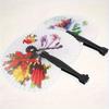 Elegant Foldable Chinese Hand Fan, Portable Plastic Craft Fan, Colorful Bird Flower Pattern Art Decor for Home Party