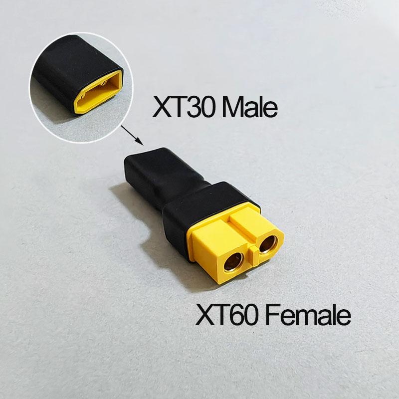 1PCS RC Battery Connector Adapter XT30 XT60 XT90 T-Plug TRX Male to Female Plug For RC LiPo Battery Charger