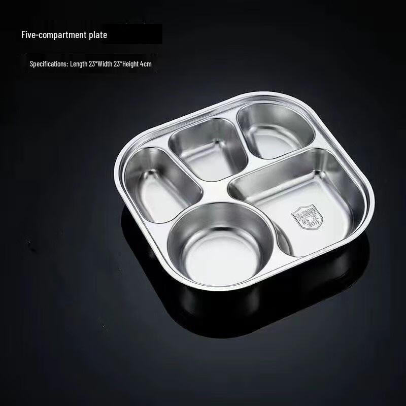 304 Stainless Steel Divided Lunch Box