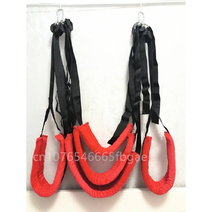 Hot Nylon Suspended Sex Swing Couples Erotic Sexual BDSM Bondage Restraint Indoor Sling Hanging Hammock Sex Toys For Woman Men
