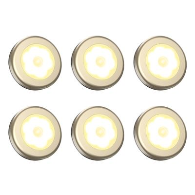 AMIR LED Sensor Light Kitchen Light Indoor Motion Sensor Sensor Battery Operated LED Night Light Small Magnetic Tape Included Stair Garage Ceiling