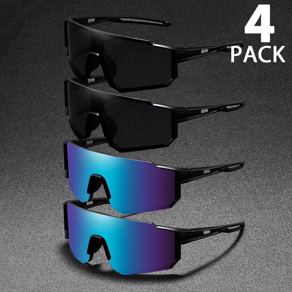 4 Pairs Unisex Glasses Decorative Large Frame Fashion Style