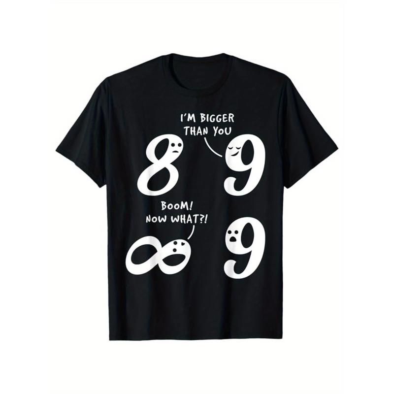 

Math Meme Men s T Shirt Cotton Tee Women Oversized Loose Spring Summer Streetwear Top Novelty Ironic Humor Gifts for Teachers S разноцветный
