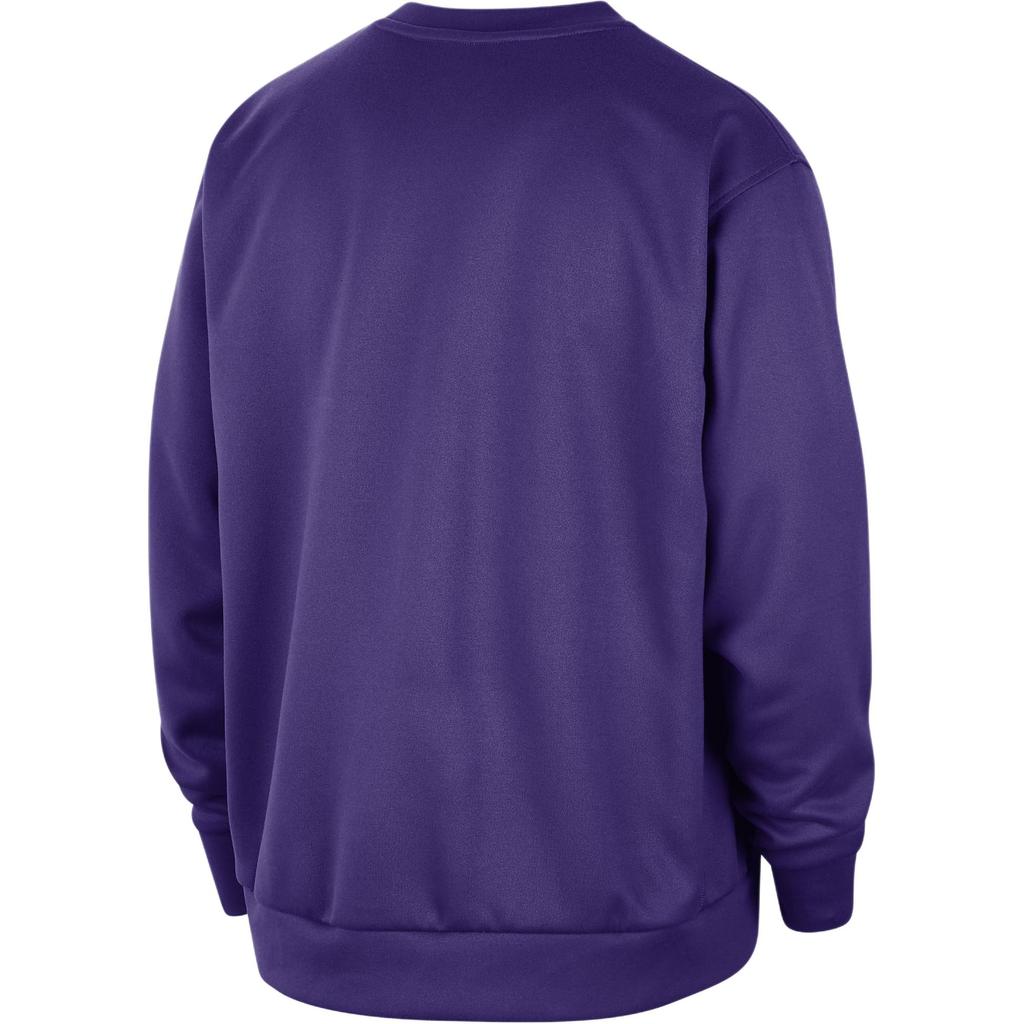 Nike Dri-Fit Nba Los Angeles Lakers Spotlight Loose Fit Crewneck Long Sleeve Sweatshirt Men sweatshirt Field-Purple FQ3371-504