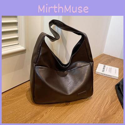 Chic Retro Large Capacity Tote Bag For Women With Unique Design And Stylish Appeal In Black White Brown Or Coffee Colors