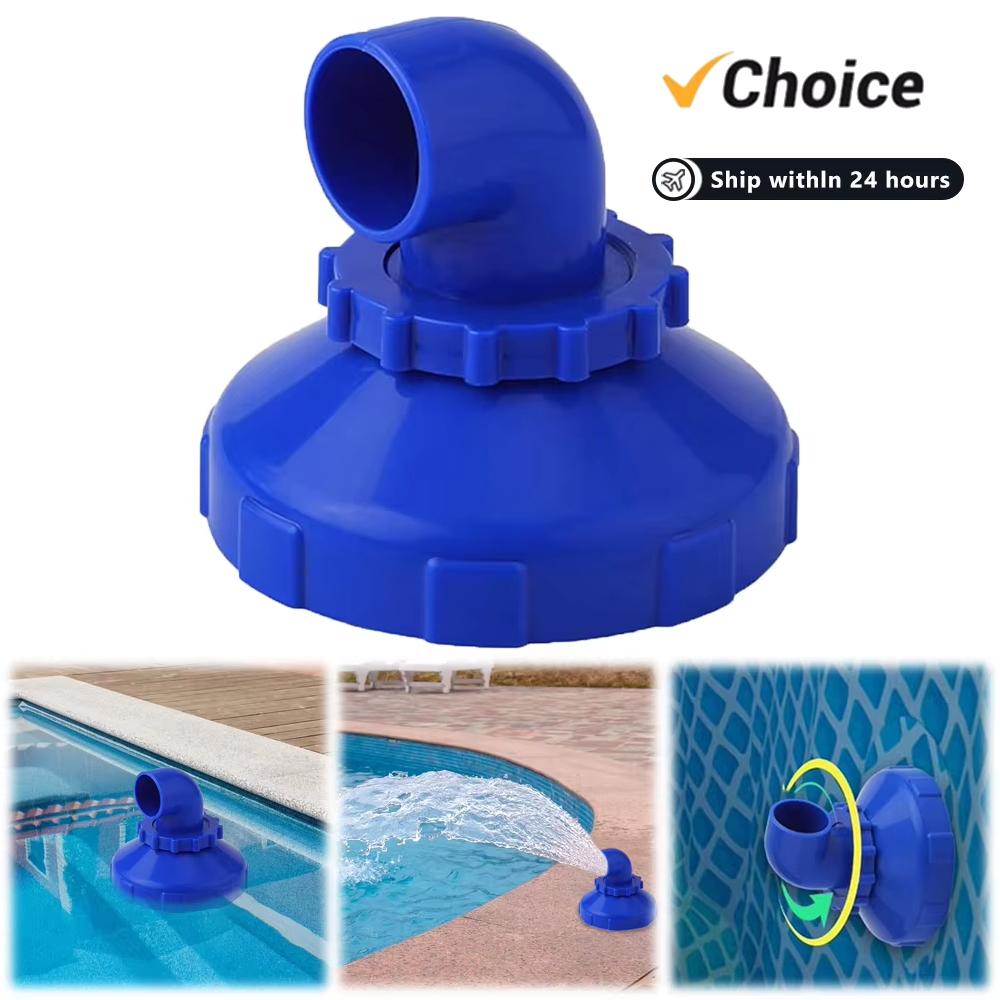Pool Inlet Nozzle 360 Degree Rotatable Pool Jet Nozzle Replacement Tool for Intex Outlet Pool Nozzles Swimming Pool Accessories
