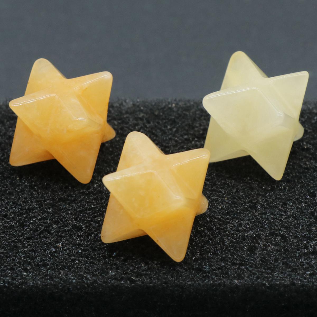 

маленький духовный исцеляющий хрустальный орнамент, натуральный камень звезда Карба, домашний декор, гексаграмма, мини-мебель, ювелирные изделия, 14x20 мм 14x20mm