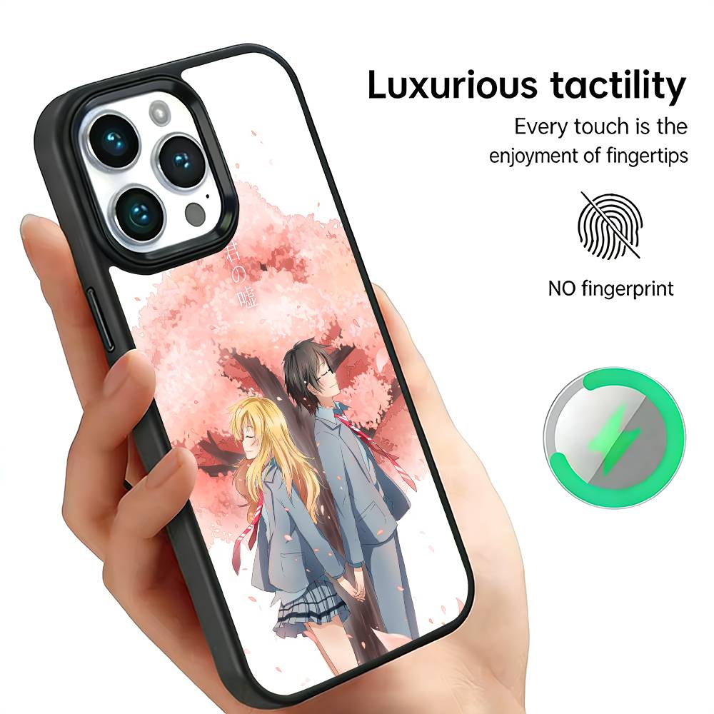 Y-Your lie IN A-APRIL Phone Case For iPhone17,16,15,14,13,12,11 Plus,Pro Max For Magsafe Wireless Charging
