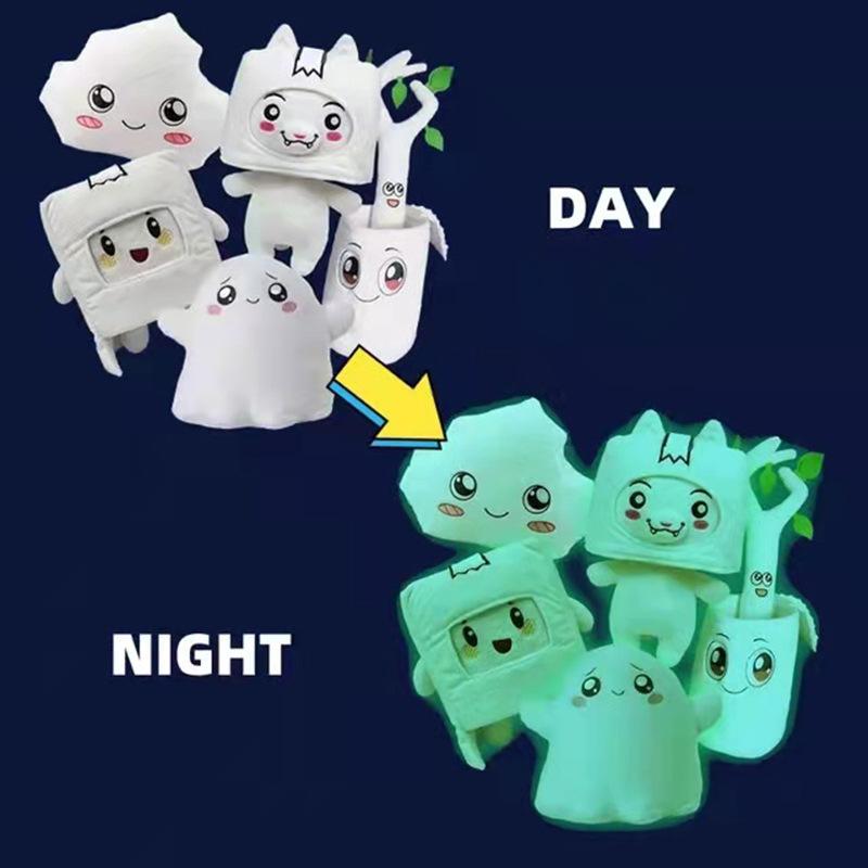 18 Styles Lankybox Plush Doll Luminous Plush Toy Stuffed Toys Children's Birthday Gift